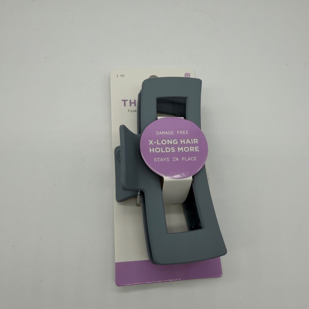 Gimme Beauty Thick Hair XL Claw Clip Matte Slate Gray Damage Free